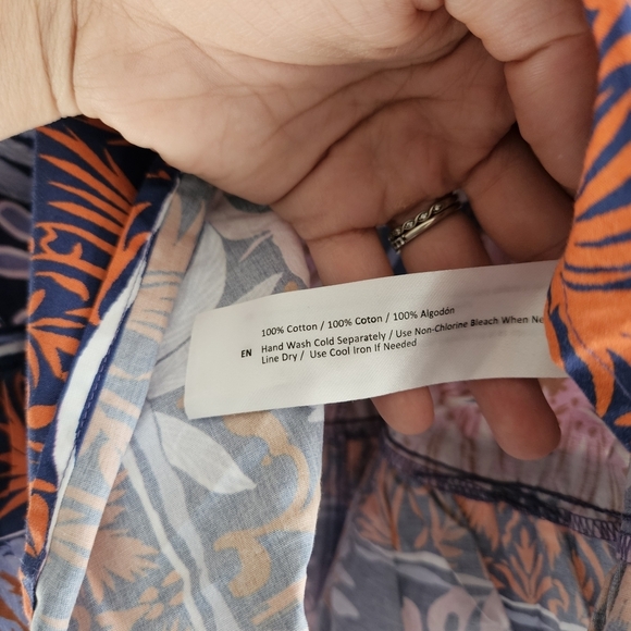 Band Of The Free Floral Mini Dress in Blue and Pink Size Small - Picture 5 of 6